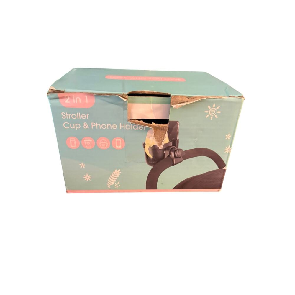 Accmor Walker Cup Holder Wheelchair Cup Holder 2-in-1 Bottle and Phone Holder